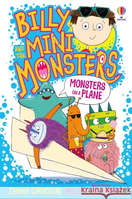 Monsters on a Plane Zanna Davidson Melanie Williamson  9781474978378 Usborne Publishing Ltd - książka