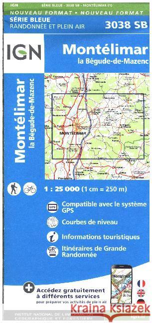 Montemilar / La Begude-de-Mazenc: 2016  9782758535706 Institut Geographique National - książka