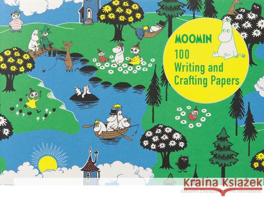 Moomin 100 Writing & Crafting Papers Pie International 9784756259097 Pie International - książka