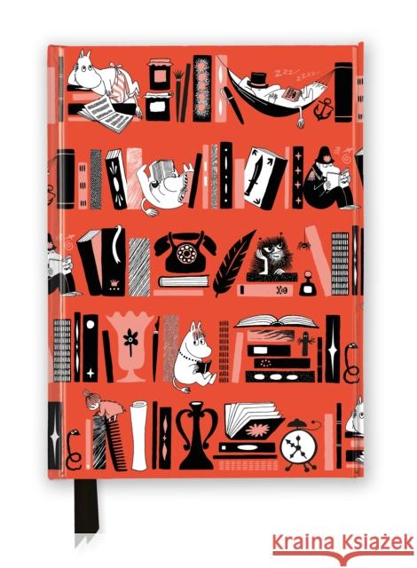 Moomin: Bookshelves (Foiled Journal)  9781835625248 Flame Tree Publishing - książka
