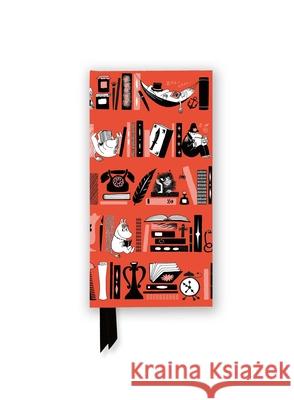 Moomin Bookshelves (Foiled Slimline Journal) Flame Tree Studio 9781835627631 Flame Tree Gift - książka