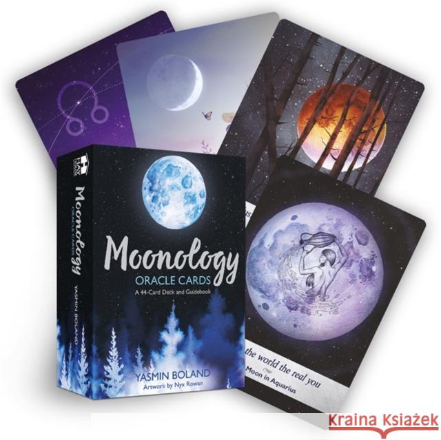 Moonology Oracle Cards: A 44-Card Deck and Guidebook Boland, Yasmin 9781781809969 Hay House UK Ltd - książka