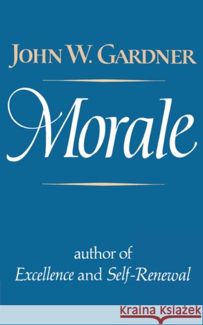 Morale Gardner, John William 9780393009774 W. W. Norton & Company - książka