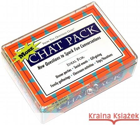 More Chat Pack Cards: New Questions to Spark Fun Conversations Bret Nicholaus Paul Lowrie 9780981994642 Questmarc Publishing - książka