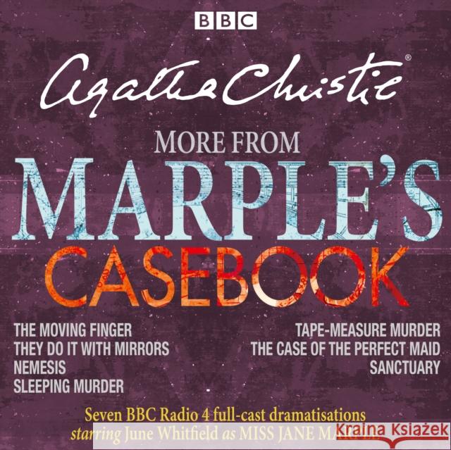 More from Marple's Casebook: Full-cast BBC Radio 4 dramatisations Agatha Christie 9781785296260  - książka