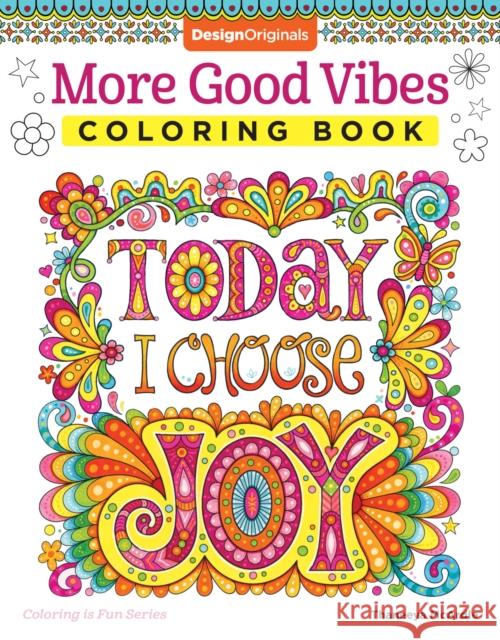 More Good Vibes Coloring Book Thaneeya McArdle 9781497202061 Design Originals - książka