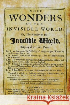 More Wonders of the Invisible World Robert Calef 9781947587021 Fox Editing - książka