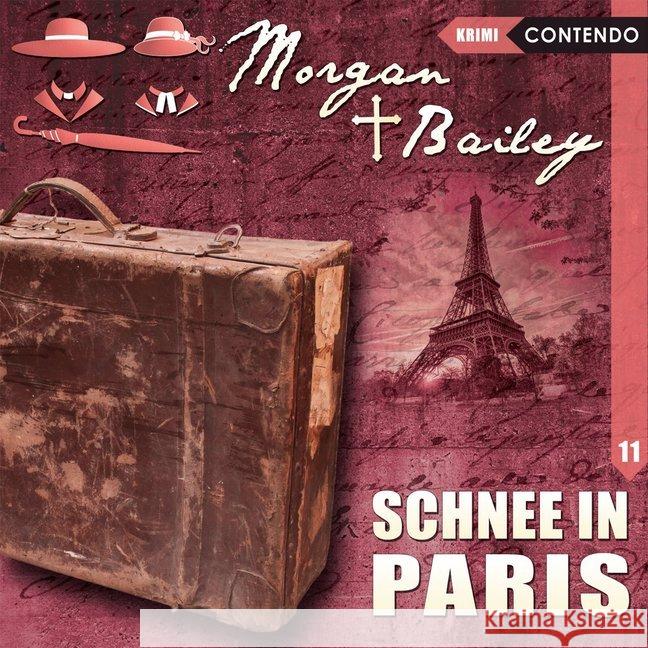 Morgan & Bailey - Schnee In Paris, 1 Audio-CD  9783945757659 Delta Music & Entertainment Hörbücher - książka
