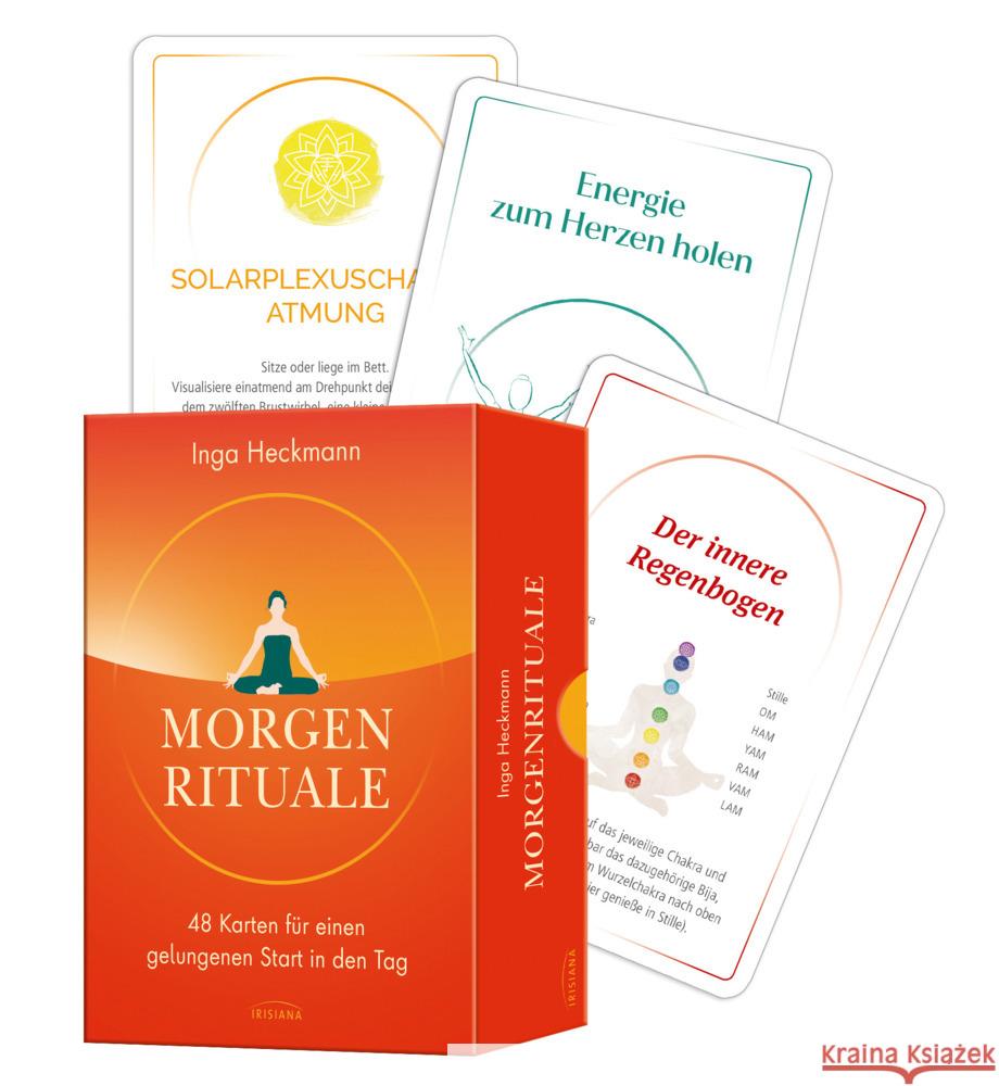 Morgenrituale - 48 Karten für einen gelungenen Start in den Tag Heckmann, Inga 4250939900087 Irisiana - książka