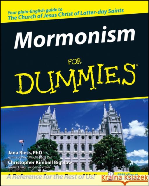 Mormonism for Dummies Riess, Jana 9780764571954  - książka