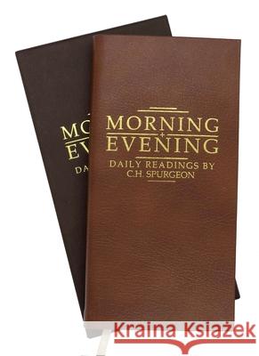 Morning and Evening Tan Leather: Daily Readings by C. H. Spurgeon C. H. Spurgeon 9781527109308 Christian Focus Publications Ltd - książka
