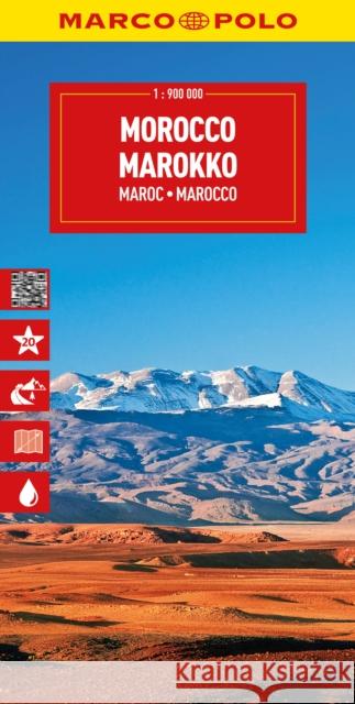 Morocco Marco Polo Map Marco Polo 9783575022035 MAIRDUMONT GmbH & Co. KG - książka