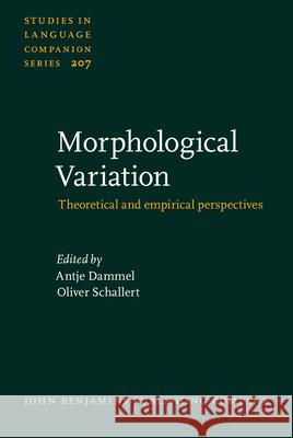 Morphological Variation  9789027203144 John Benjamins Publishing Co - książka