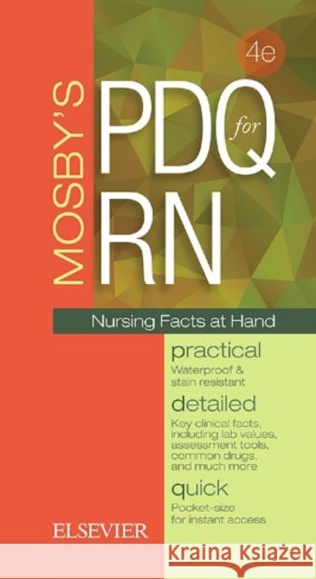 Mosby's PDQ for RN: Practical, Detailed, Quick Rae Langford Mosby 9780323400282 Mosby - książka