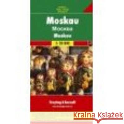 Moscow Map 1:20 000  9783707906158 Freytag-Berndt - książka