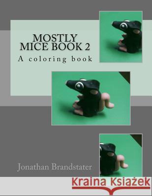 Mostly mice Book 2: A coloring book Jonathan Jay Brandstater 9781545564417 Createspace Independent Publishing Platform - książka