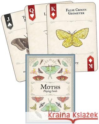 Moths Playing Cards Mel Bry 9781647556761 Adventure Publications - książka