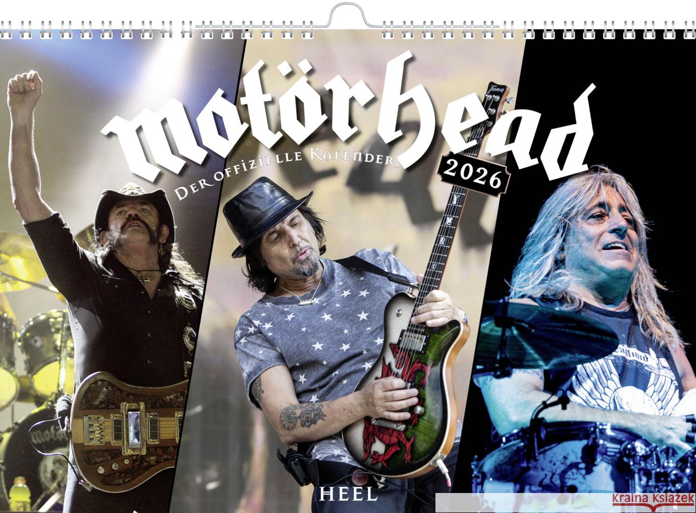 Motörhead Kalender 2026  9783966649636 Heel Verlag - książka