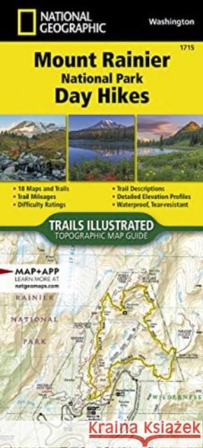 Mount Rainier National Park Day Hikes Map National Geographic Maps 9781566959056 National Geographic Maps - książka