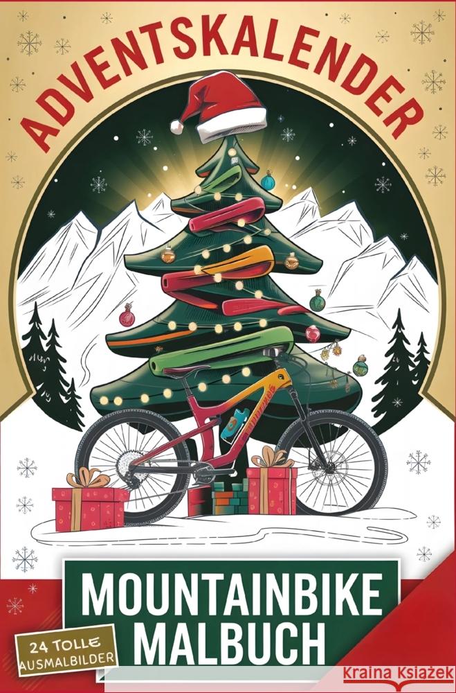 Mountainbike Adventskalender Malbuch Kraft, Dawid 9789403847429 Bookmundo - książka