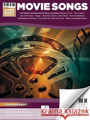 Movie Songs - Super Easy Songbook Various 9781495093753 Hal Leonard Publishing Corporation - książka