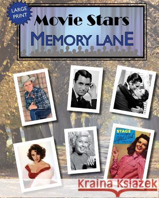 Movie Stars Memory Lane: Large Print Book for Dementia Patients Hugh Morrison 9781723057984 Createspace Independent Publishing Platform - książka