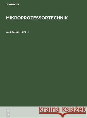 Mp. Jahrgang 2, Heft 12 No Contributor 9783112592717 De Gruyter - książka