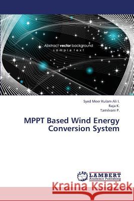 Mppt Based Wind Energy Conversion System  9783659370144 LAP Lambert Academic Publishing - książka
