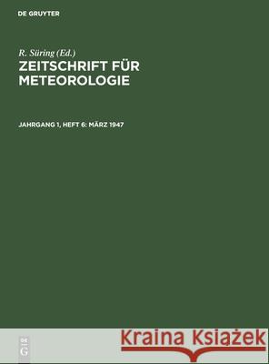 März 1947 R Süring, No Contributor 9783112557693 De Gruyter - książka