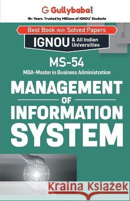 MS-54 Management of Information System Dinesh Verma 9789382688846 Gullybaba Publishing House Pvt Ltd - książka
