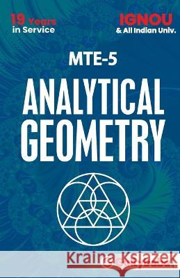 MTE-05 Analytical Geometry Vimal Kumar Sharma 9788189086848 Gullybaba Publishing House Pvt Ltd - książka