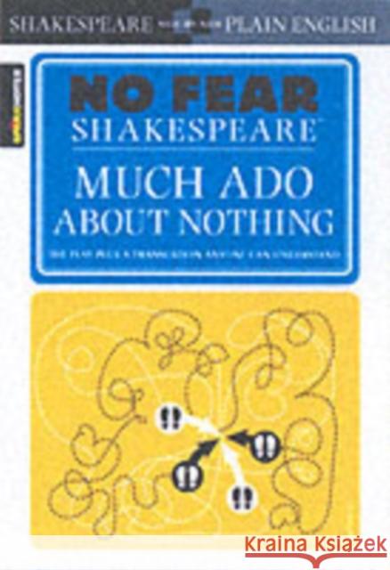 Much Ado About Nothing (No Fear Shakespeare) SparkNotes 9781411401013 Spark - książka