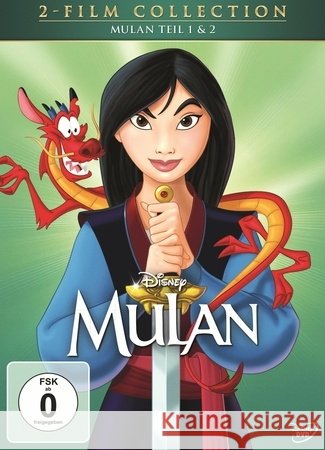 Mulan 1+2, 2 DVDs : Disney Classics + 2. Teil  8717418532437 Walt Disney Studios Home Entertainment - książka