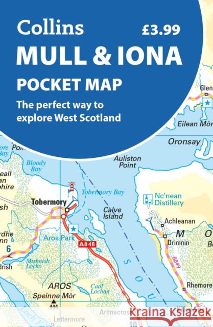 Mull and Iona Pocket Map: The Perfect Way to Explore Mull and Iona Collins Maps 9780008719173 HarperCollins Publishers - książka