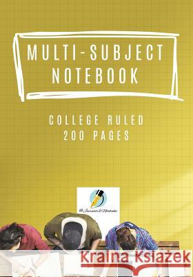 Multi-Subject Notebook College Ruled 200 Pages Journals and Notebooks 9781541966062 Journals & Notebooks - książka