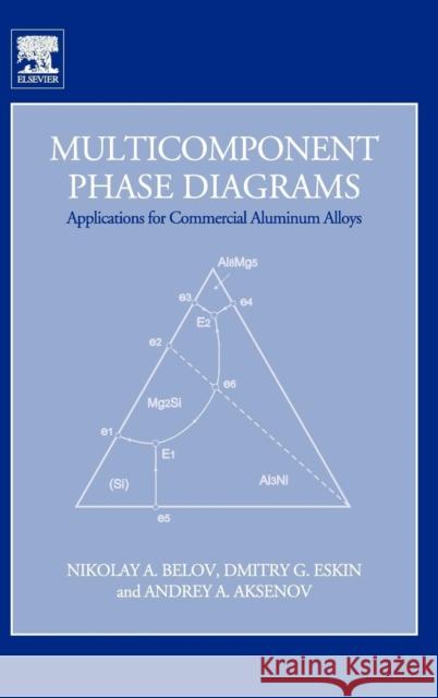 Multicomponent Phase Diagrams: Applications for Commercial Aluminum Alloys N. A. Belov Nikolay A. Belov Dmitry G. Eskin 9780080445373 Elsevier Science - książka