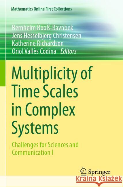 Multiplicity of Time Scales in Complex Systems  9783031280511 Springer - książka