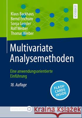 Multivariate Analysemethoden: Eine Anwendungsorientierte Einf?hrung Klaus Backhaus Bernd Erichson Sonja Gensler 9783658479282 Springer Gabler - książka