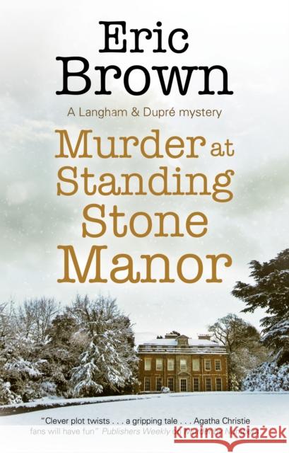 Murder at Standing Stone Manor Eric Brown 9780727850560 Canongate Books - książka