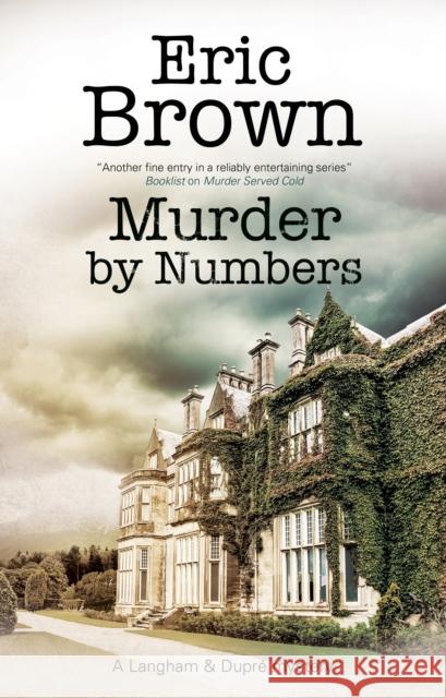 Murder by Numbers Eric Brown 9780727890771 Canongate Books - książka