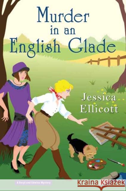 Murder in an English Glade Jessica Ellicott 9781496724854 Kensington Publishing - książka