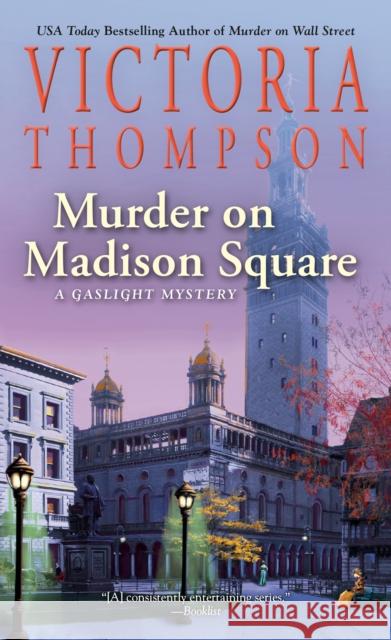 Murder on Madison Square Thompson, Victoria 9780593337097 Berkley Books - książka