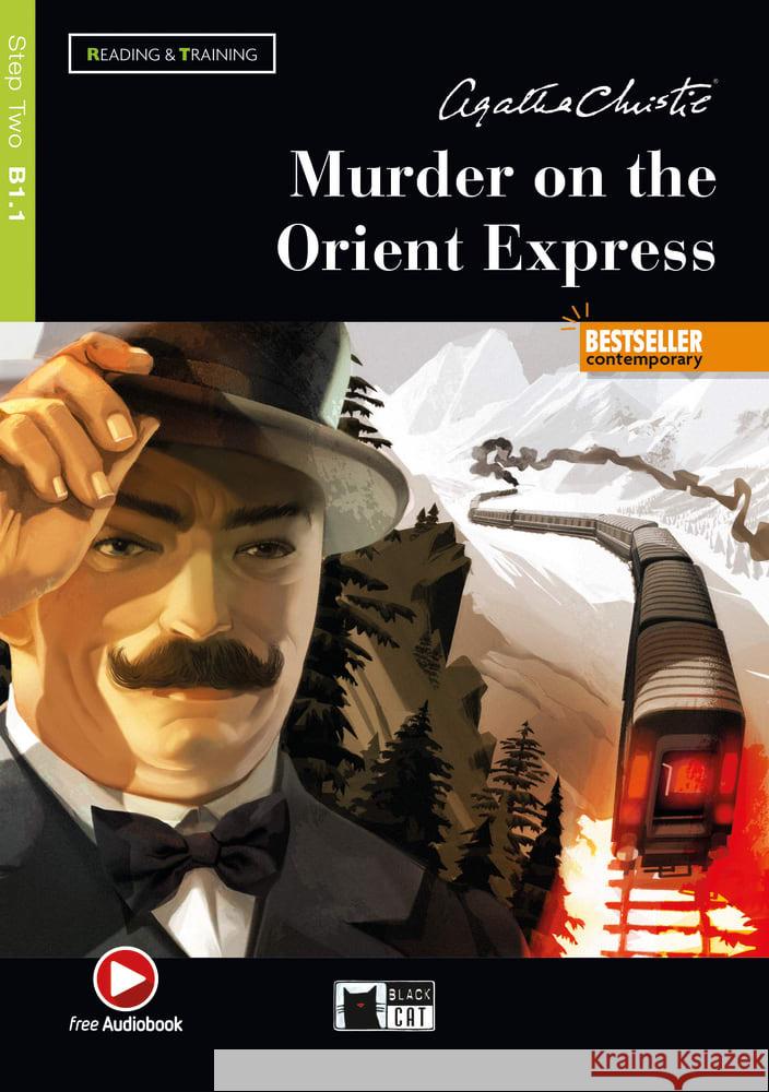 Murder on the Orient Express : Buch + Audio-Angebot Christie, Agatha 9783125000346 Black Cat Publishing - książka