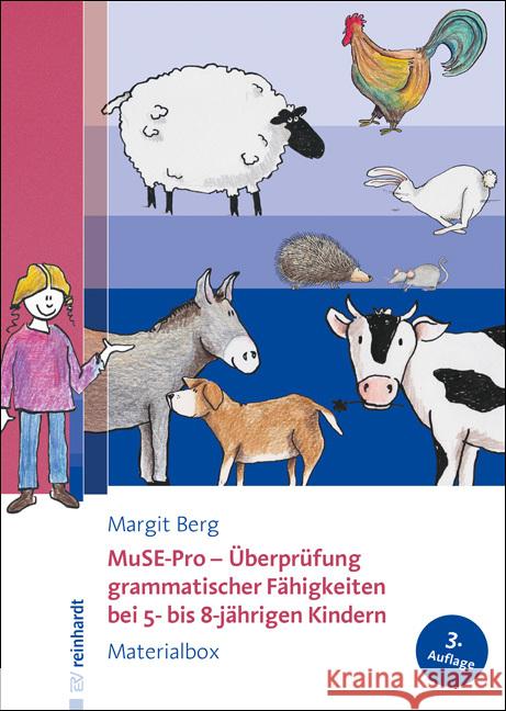 MuSE-Pro - Überprüfung grammatischer Fähigkeiten bei 5- bis 8-jährigen Kindern Berg, Margit 9783497032570 Reinhardt, München - książka