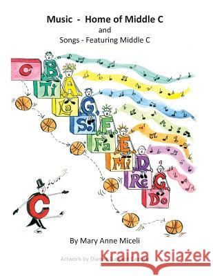 Music - Home of Middle C Mary Anne Miceli 9780988865440 Miceli - książka