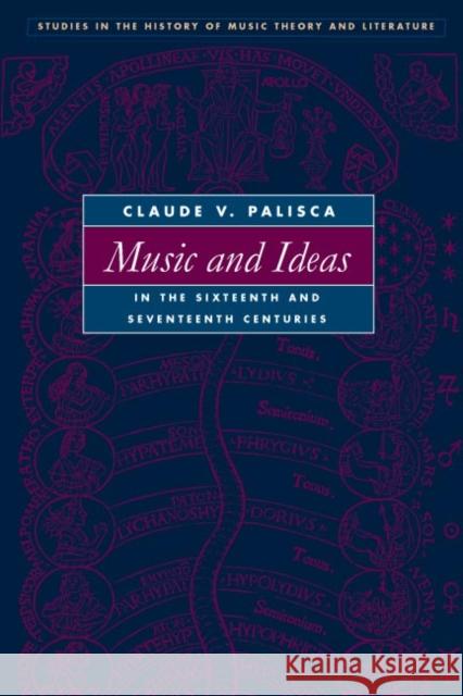 Music and Ideas in the Sixteenth and Seventeenth Centuries Claude V. Palisca 9780252031564 University of Illinois Press - książka