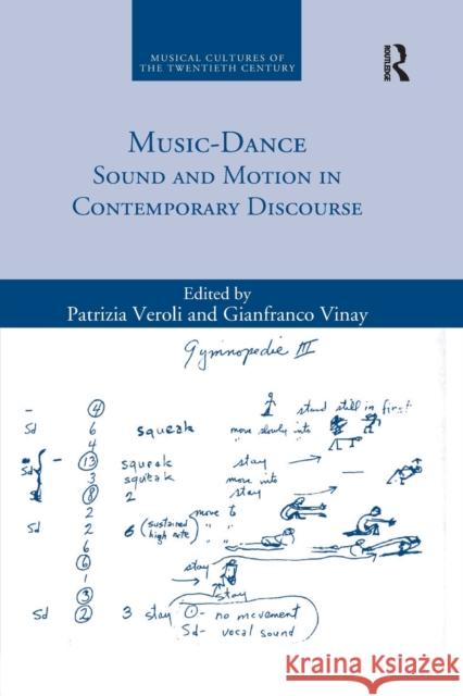 Music-Dance: Sound and Motion in Contemporary Discourse Patrizia Veroli Gianfranco Vinay 9780367884598 Routledge - książka