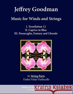 Music for Winds and Strings: III. String Parts - Violin/Viola/Violincello Jeffrey Goodman 9781505668698 Createspace - książka