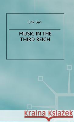 Music in the Third Reich  9780333471166 PALGRAVE MACMILLAN - książka