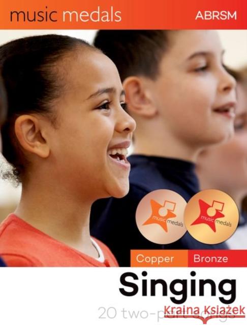 Music Medals Copper & Bronze Singing: 20 two-part songs ABRSM 9781786016867 The Associated Board of the Royal Schools of  - książka